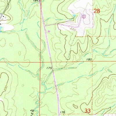 United States Geological Survey Farmville, AR (1973, 24000-Scale) digital map