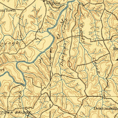 United States Geological Survey Farmville, VA (1893, 125000-Scale) digital map