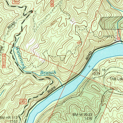 United States Geological Survey Farner, TN-NC (2003, 24000-Scale) digital map