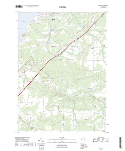 United States Geological Survey Farnham, NY (2023, 24000-Scale) digital map