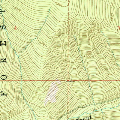 United States Geological Survey Farnham Peak, ID (1965, 24000-Scale) digital map
