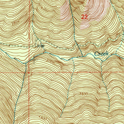 United States Geological Survey Farnham Peak, ID (1996, 24000-Scale) digital map