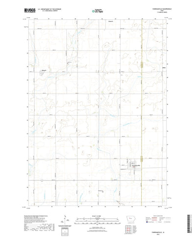 United States Geological Survey Farnhamville, IA (2022, 24000-Scale) digital map