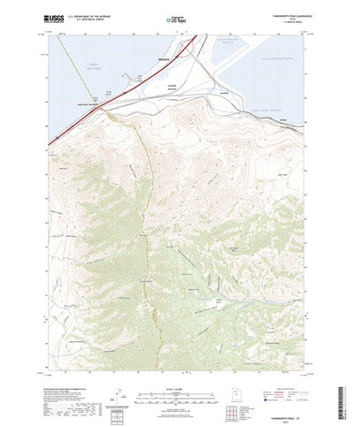 United States Geological Survey Farnsworth Peak, UT (2023, 24000-Scale) digital map
