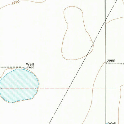 United States Geological Survey Farnsworth, TX (1973, 24000-Scale) digital map
