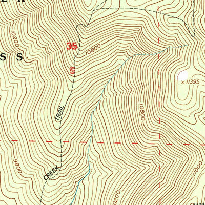 United States Geological Survey Farnum Peak, CO (1994, 24000-Scale) digital map