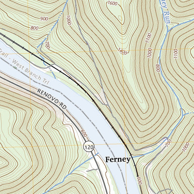United States Geological Survey Farrandsville, PA (2023, 24000-Scale) digital map