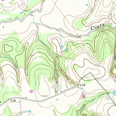 United States Geological Survey Farrar, TX (1966, 24000-Scale) digital map