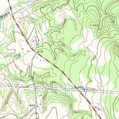 United States Geological Survey Farrar, TX (1966, 24000-Scale) digital map