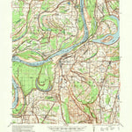 United States Geological Survey Farrell, MS-AR (1939, 62500-Scale) digital map