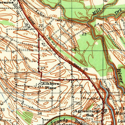United States Geological Survey Farrell, MS-AR (1939, 62500-Scale) digital map