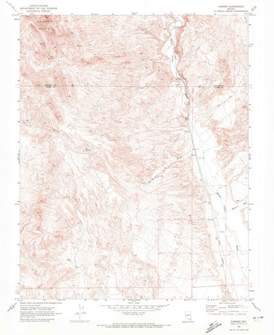 United States Geological Survey Farrier, NV (1969, 24000-Scale) digital map