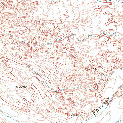 United States Geological Survey Farrier, NV (1969, 24000-Scale) digital map