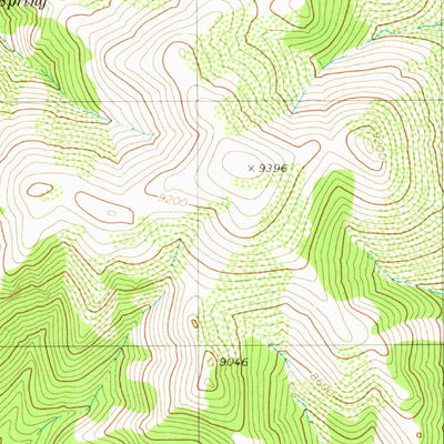 United States Geological Survey Farrington Canyon, NV (1980, 24000-Scale) digital map