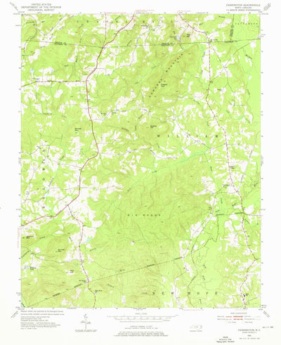 United States Geological Survey Farrington, NC (1951, 24000-Scale) digital map