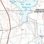 United States Geological Survey Farson, WY (1980, 100000-Scale) digital map