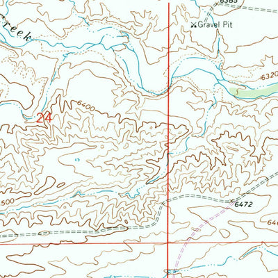 United States Geological Survey Farthing Ranch, WY (1991, 24000-Scale) digital map