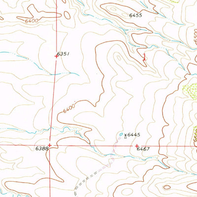 United States Geological Survey Farthing, WY (1962, 24000-Scale) digital map