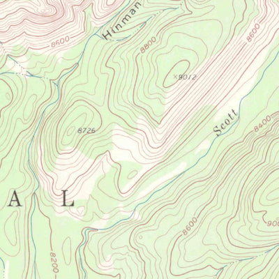 United States Geological Survey Farwell Mountain, CO (1962, 24000-Scale) digital map