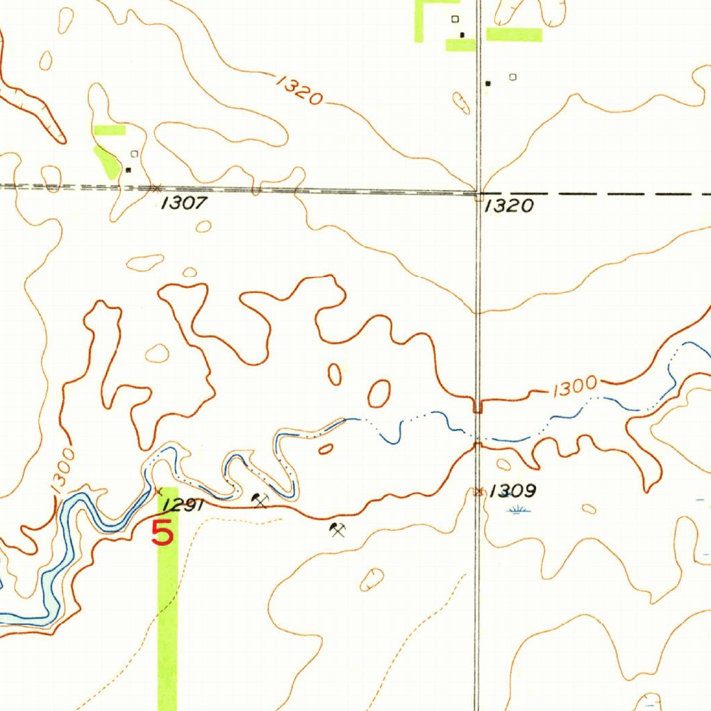 Farwell NW, SD (1957, 24000-Scale) Map by United States Geological ...