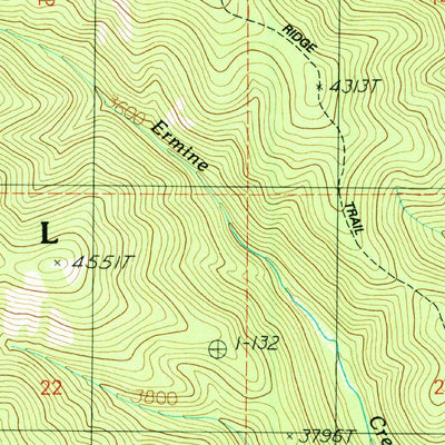 United States Geological Survey Faset Peak, ID (1990, 24000-Scale) digital map