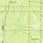 United States Geological Survey Faset Peak, ID (1990, 24000-Scale) digital map