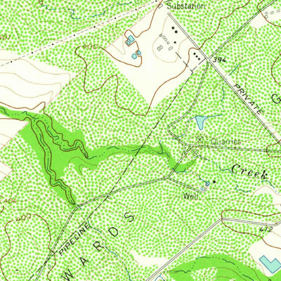 United States Geological Survey Fashing, TX (1961, 24000-Scale) digital map