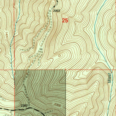 United States Geological Survey Father Mountain, OR (1996, 24000-Scale) digital map