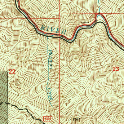 United States Geological Survey Father Mountain, OR (1996, 24000-Scale) digital map