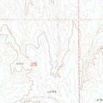 United States Geological Survey Fats Draw, WY (1953, 24000-Scale) digital map
