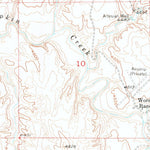 United States Geological Survey Fats Draw, WY (1953, 24000-Scale) digital map