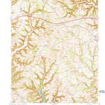 United States Geological Survey Faubush, KY (1973, 24000-Scale) digital map