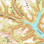 United States Geological Survey Faubush, KY (1973, 24000-Scale) digital map