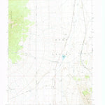 United States Geological Survey Faust, UT (1971, 24000-Scale) digital map