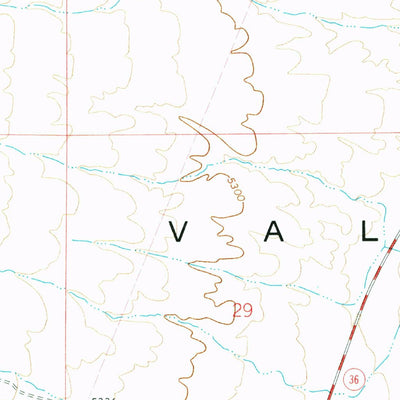 United States Geological Survey Faust, UT (1971, 24000-Scale) digital map