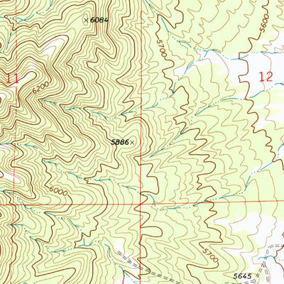 United States Geological Survey Faust, UT (1993, 24000-Scale) digital map