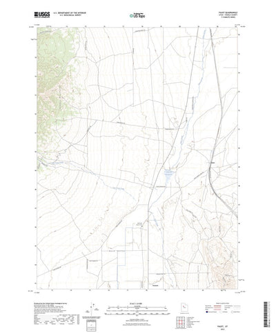 United States Geological Survey Faust, UT (2023, 24000-Scale) digital map