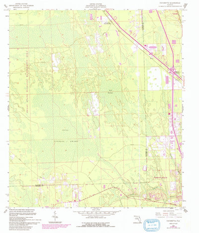 United States Geological Survey Favoretta, FL (1956, 24000-Scale) digital map