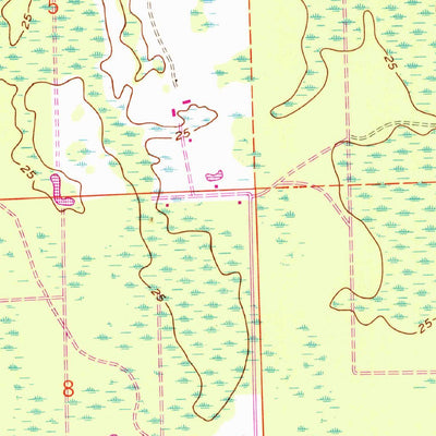 United States Geological Survey Favoretta, FL (1956, 24000-Scale) digital map