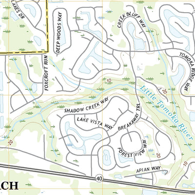 United States Geological Survey Favoretta, FL (2021, 24000-Scale) digital map