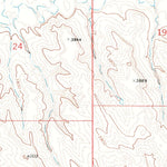 United States Geological Survey Fawn Draw, WY (1971, 24000-Scale) digital map