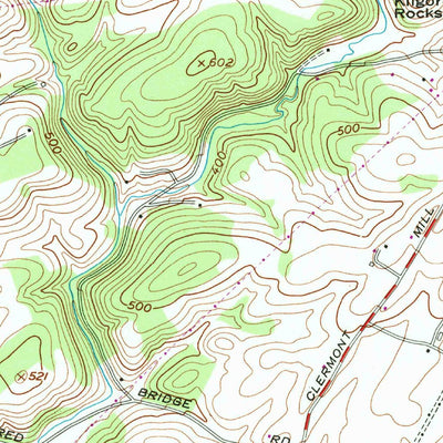 United States Geological Survey Fawn Grove, PA-MD (1992, 24000-Scale) digital map