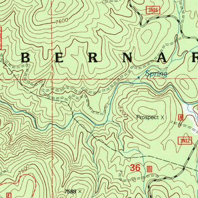 United States Geological Survey Fawnskin, CA (1996, 24000-Scale) digital map