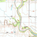 United States Geological Survey Faxon, OK (1987, 24000-Scale) digital map
