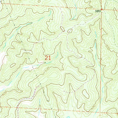 United States Geological Survey Fayette, AL (1967, 24000-Scale) digital map