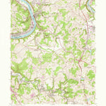 United States Geological Survey Fayette City, PA (1954, 24000-Scale) digital map