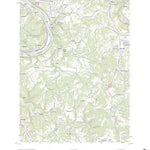 United States Geological Survey Fayette City, PA (2023, 24000-Scale) digital map