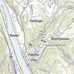 United States Geological Survey Fayette City, PA (2023, 24000-Scale) digital map