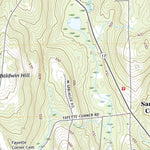 United States Geological Survey Fayette, ME (2021, 24000-Scale) digital map