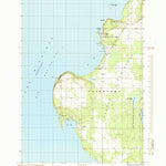 United States Geological Survey Fayette, MI (1985, 24000-Scale) digital map